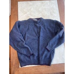 Vintage Woolrich Sweater Men's Size XL Purple Green Crewneck